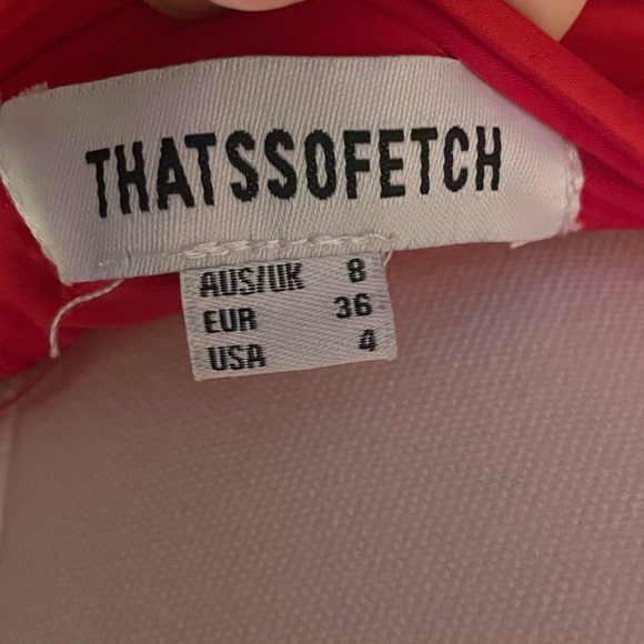 Red Halter Dress - Picture 3 of 3